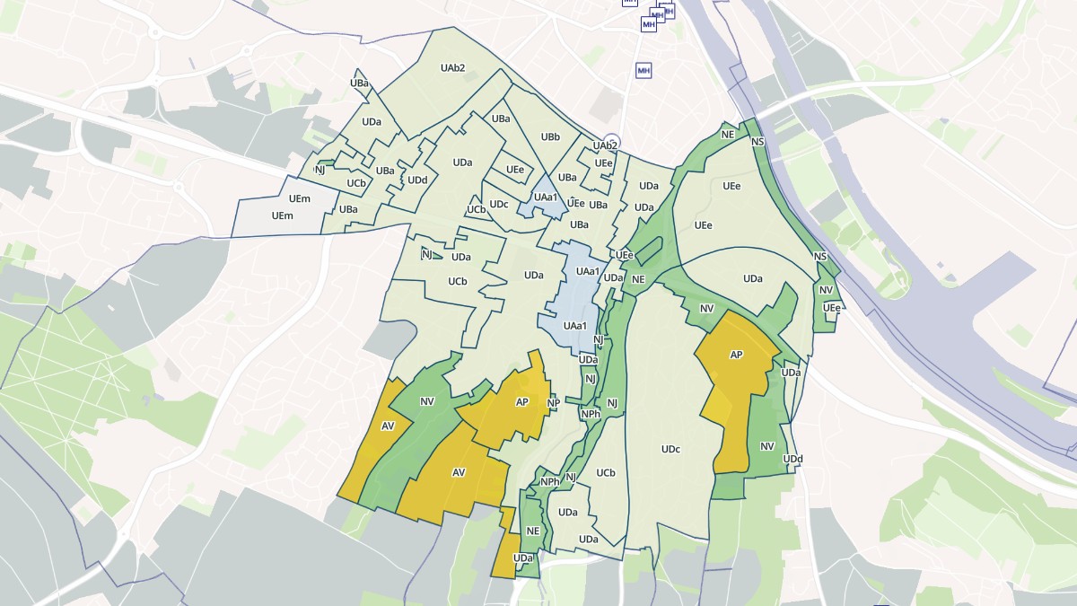 Aperçu cartographique de Mantes-la-Ville, centré sur la commune