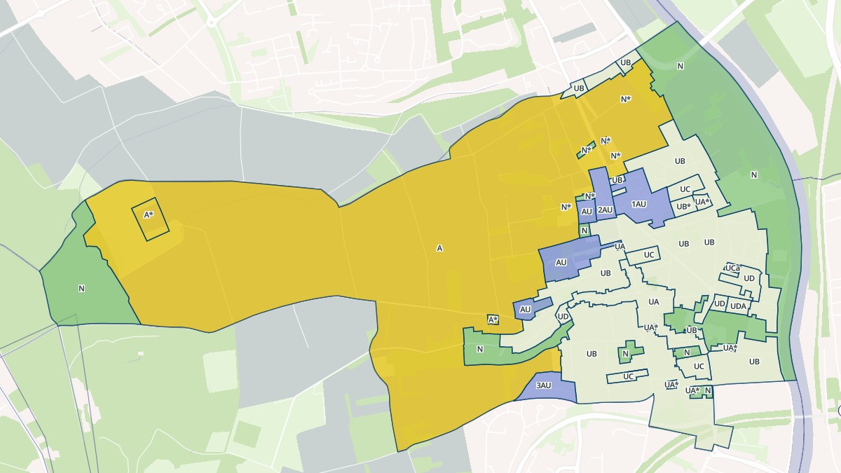 Aperçu cartographique de Maurecourt, centré sur la commune