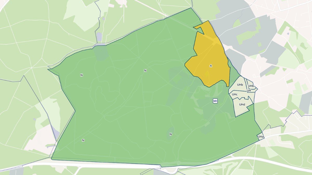Aperçu cartographique de Millemont, centré sur la commune