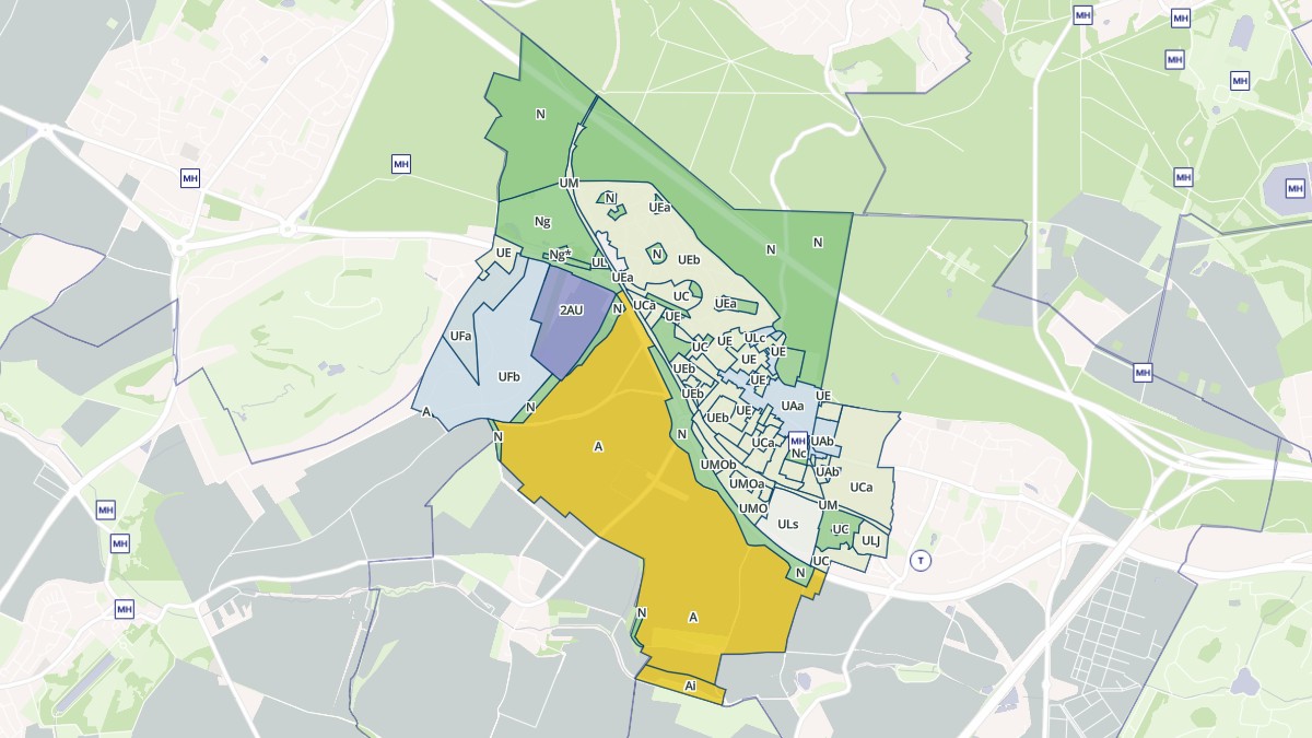 Aperçu cartographique de Noisy-le-Roi, centré sur la commune