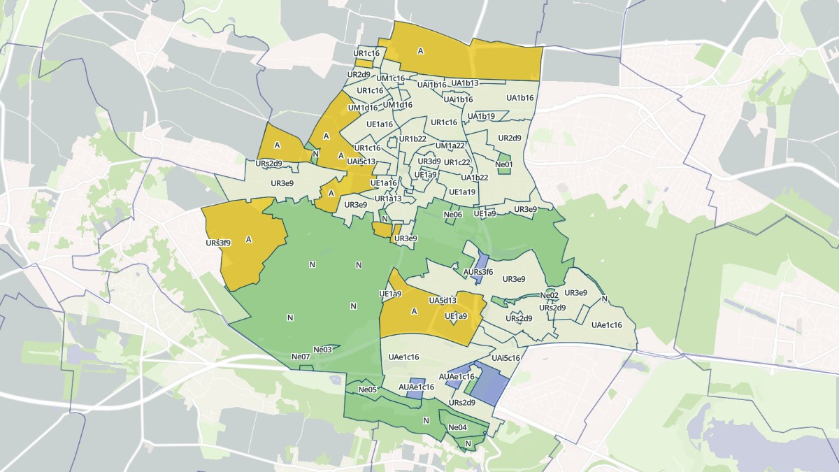 Aperçu cartographique de Plaisir, centré sur la commune