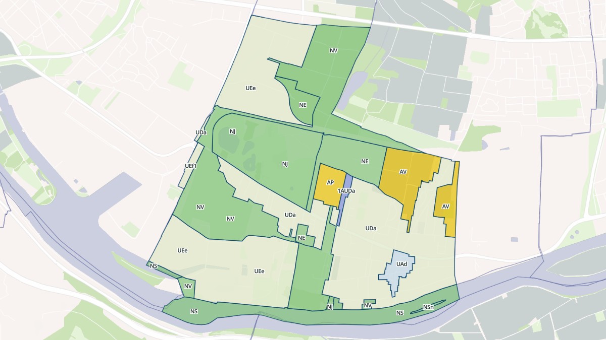 Aperçu cartographique de Porcheville, centré sur la commune