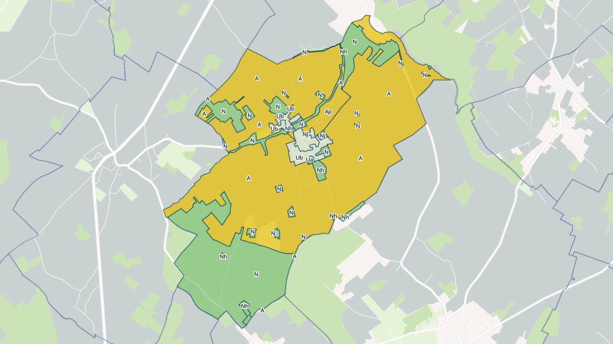 Aperçu cartographique de Prunay-le-Temple, centré sur la commune