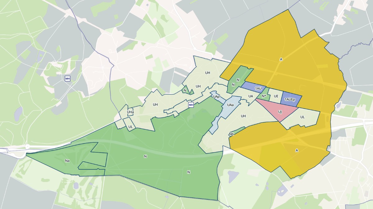 Aperçu cartographique de La Queue-les-Yvelines, centré sur la commune