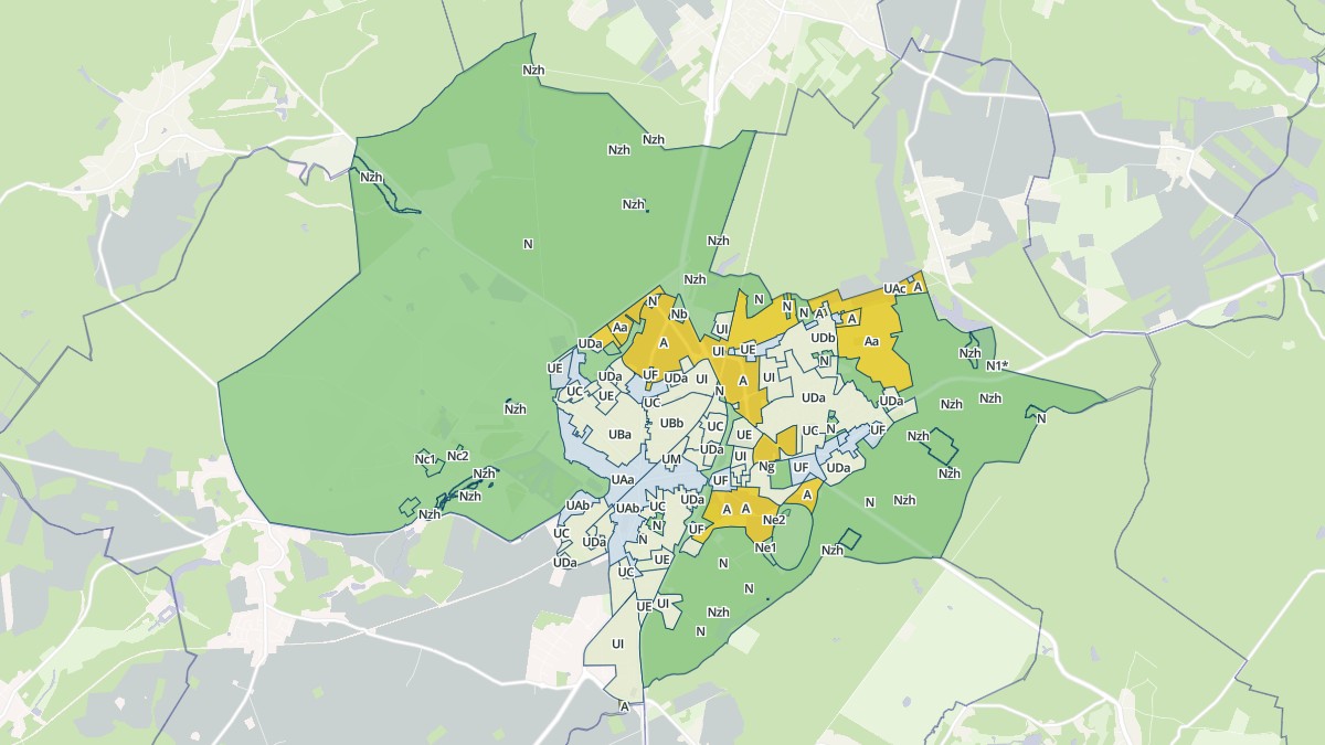 Aperçu cartographique de Rambouillet, centré sur la commune