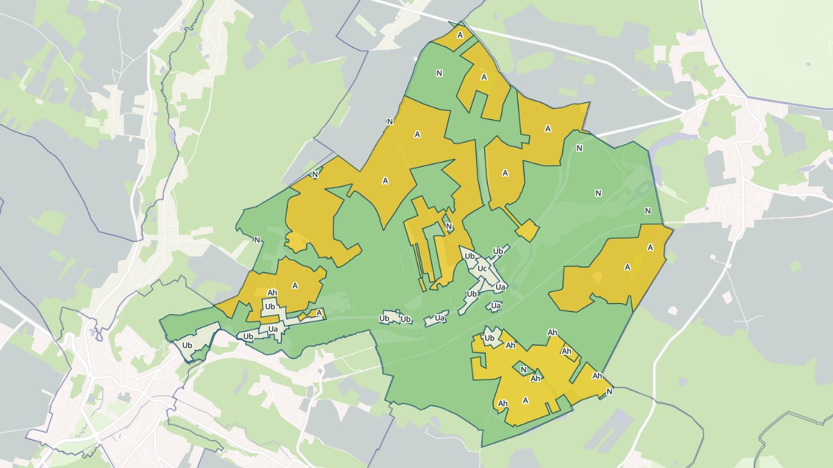 Aperçu cartographique de Saint-Hilarion, centré sur la commune
