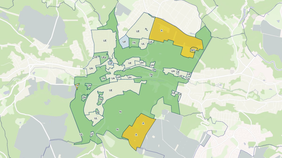 Aperçu cartographique de Saint-Rémy-lès-Chevreuse, centré sur la commune