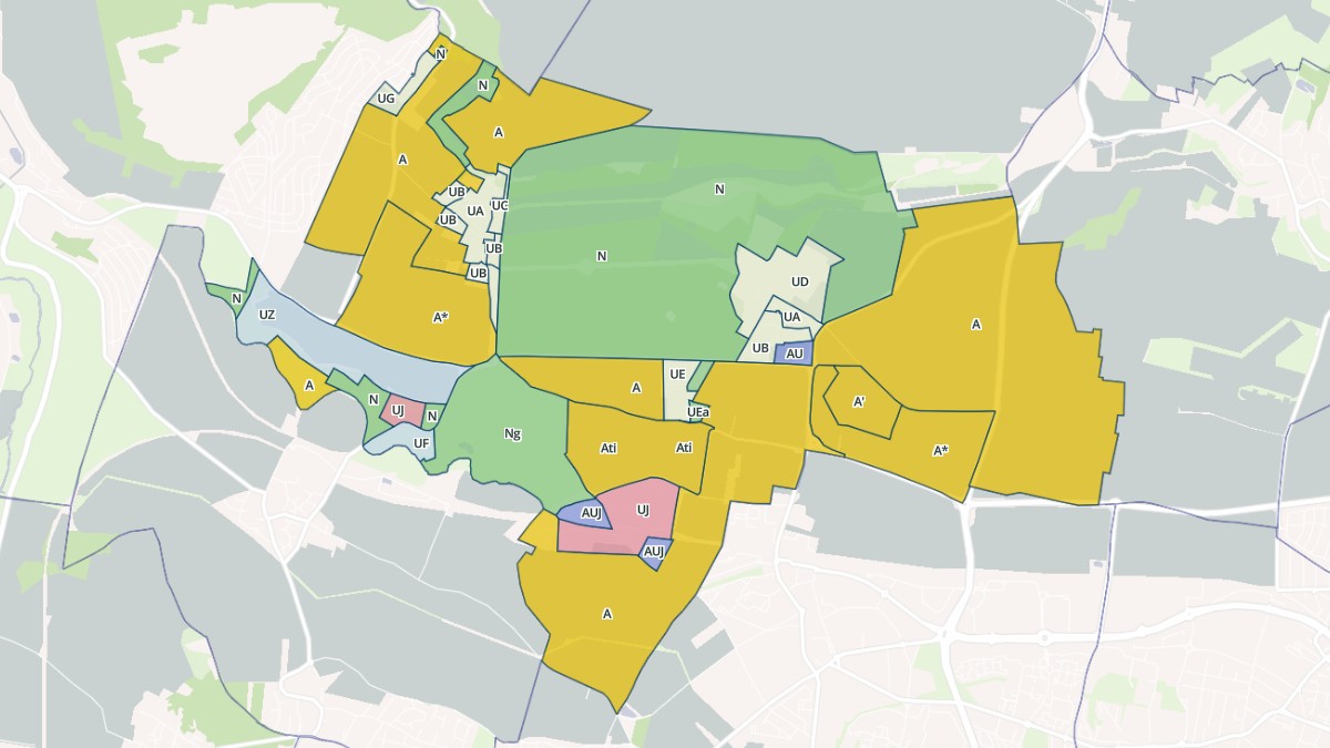 Aperçu cartographique de Thiverval-Grignon, centré sur la commune