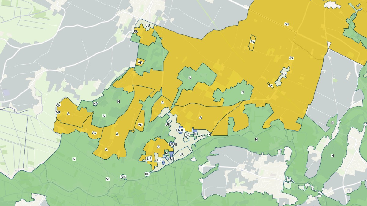 Aperçu cartographique de Coulon, centré sur la commune