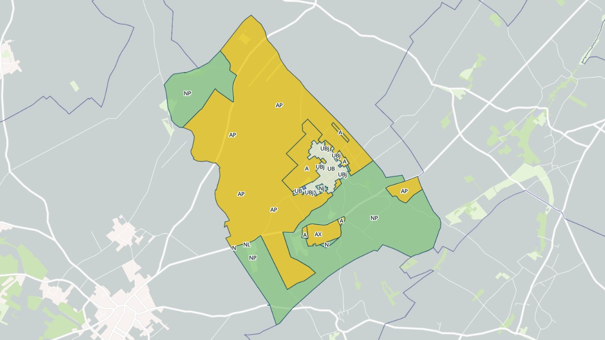 Aperçu cartographique de Doux, centré sur la commune