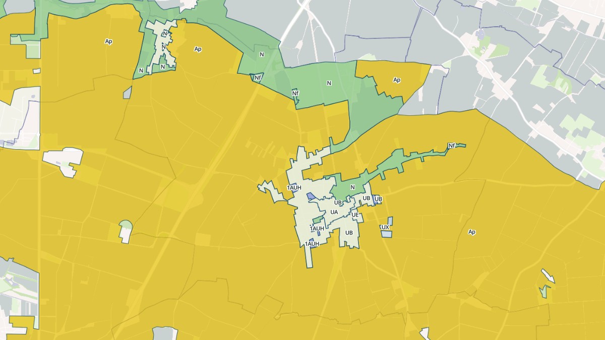 Aperçu cartographique de Fors, centré sur la commune