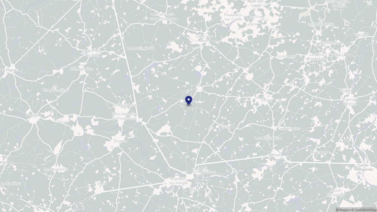 Aperçu cartographique de Genneton, centré sur la commune