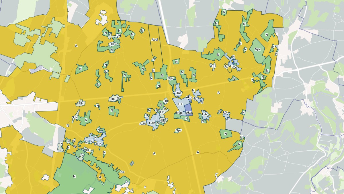 Aperçu cartographique de Limalonges, centré sur la commune