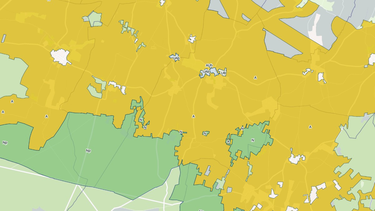 Aperçu cartographique de Paizay-le-Chapt, centré sur la commune