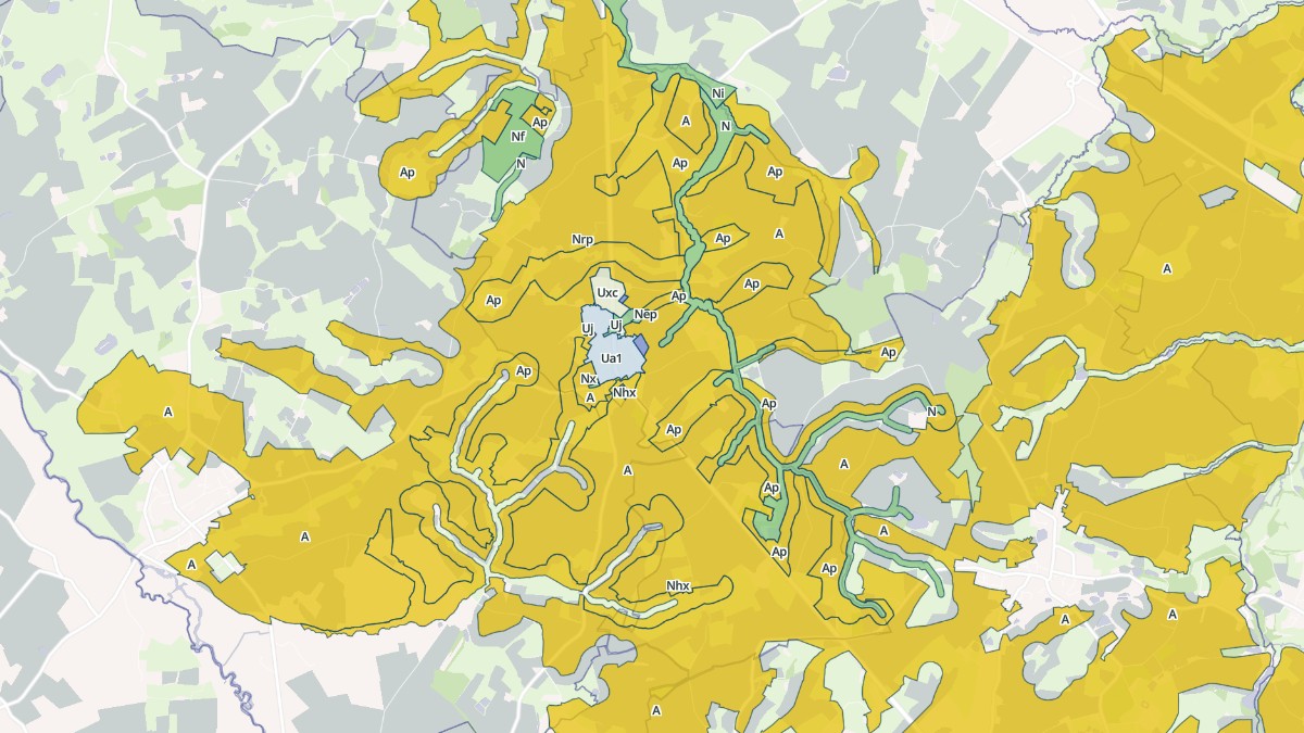 Aperçu cartographique de La Petite-Boissière, centré sur la commune