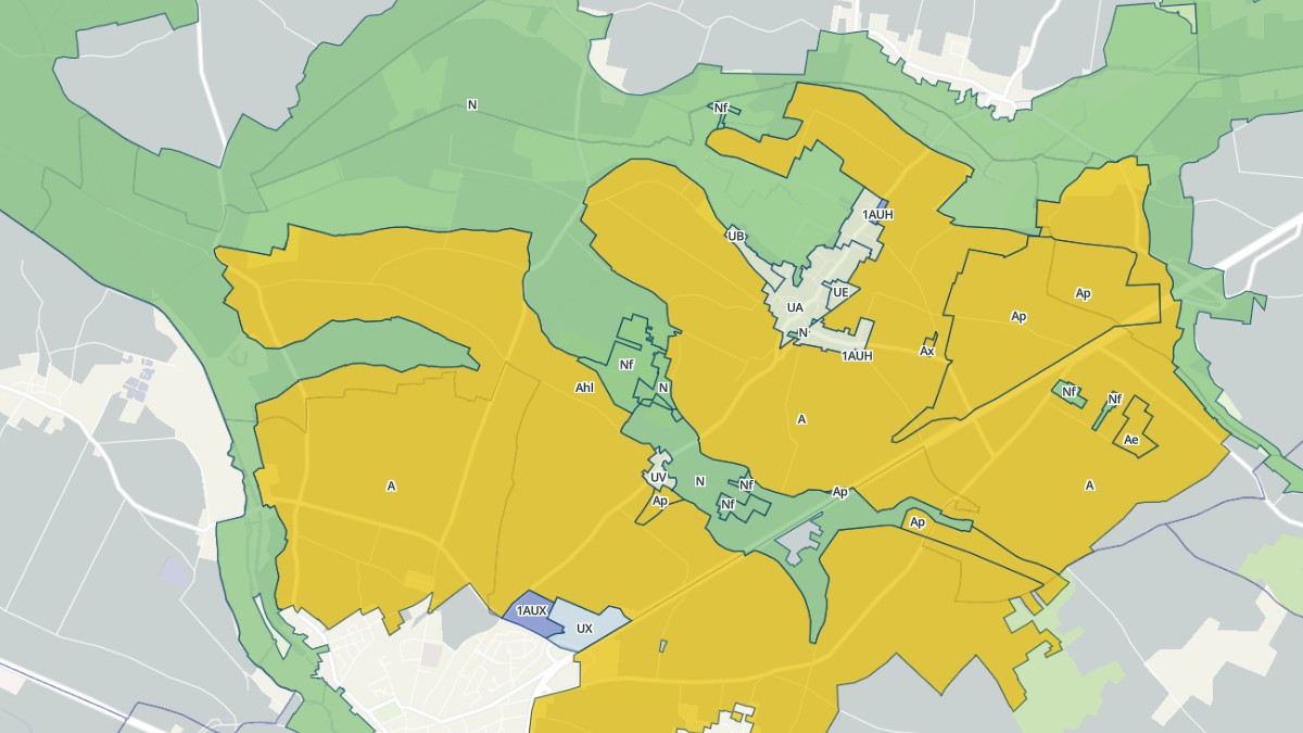Aperçu cartographique de Prin-Deyrançon, centré sur la commune