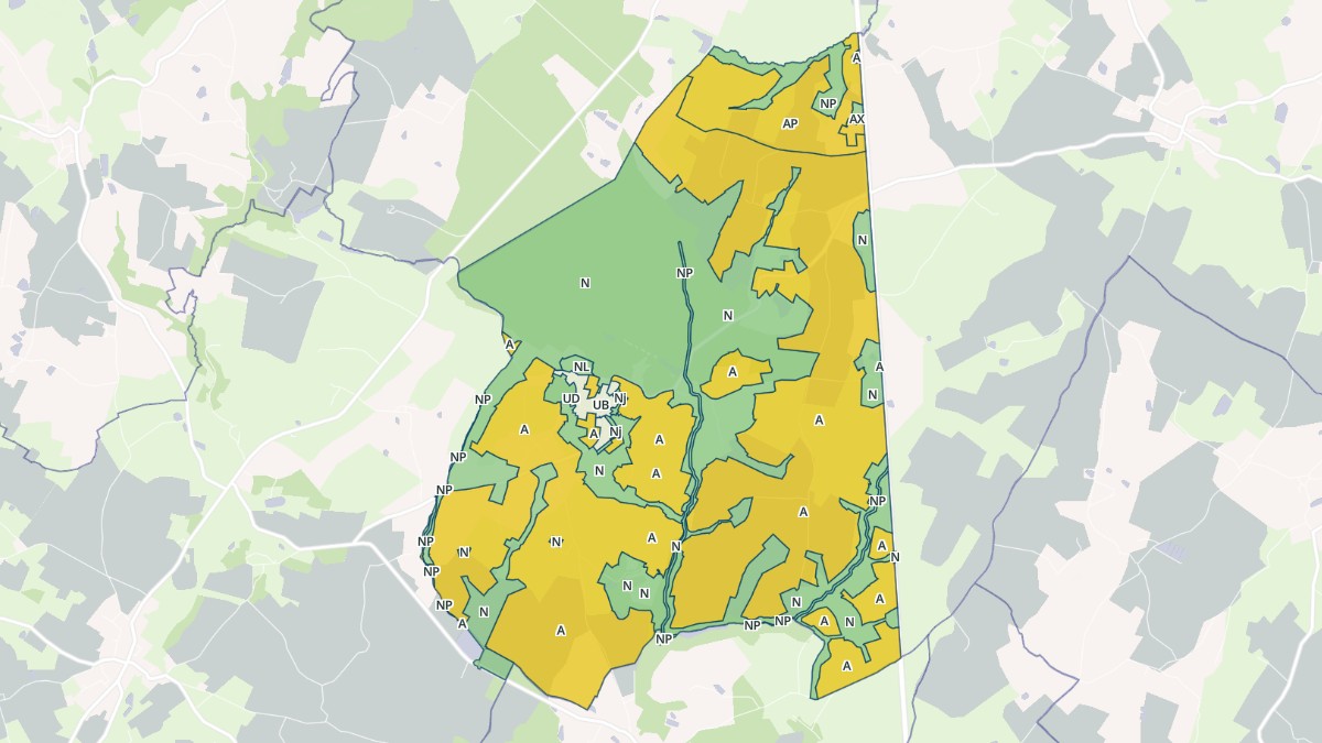 Aperçu cartographique de Le Retail, centré sur la commune