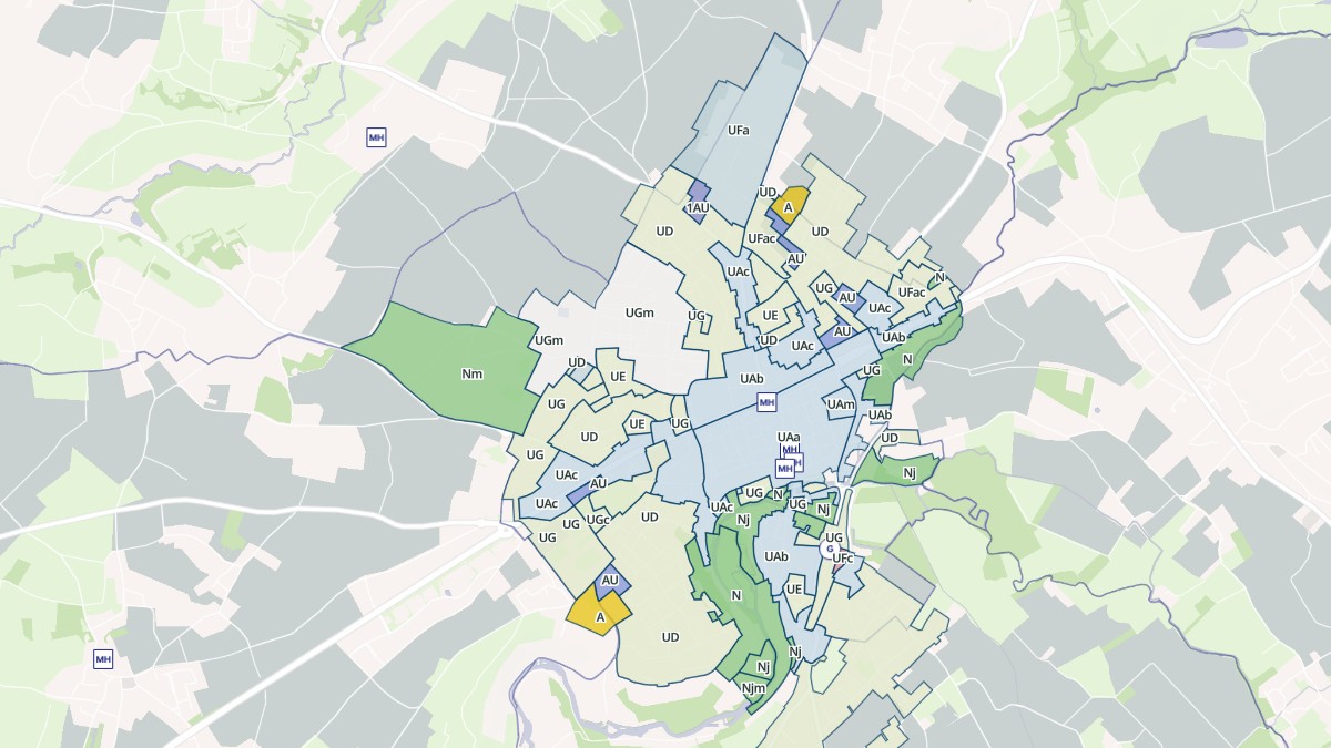 Aperçu cartographique de Saint-Maixent-l'École, centré sur la commune