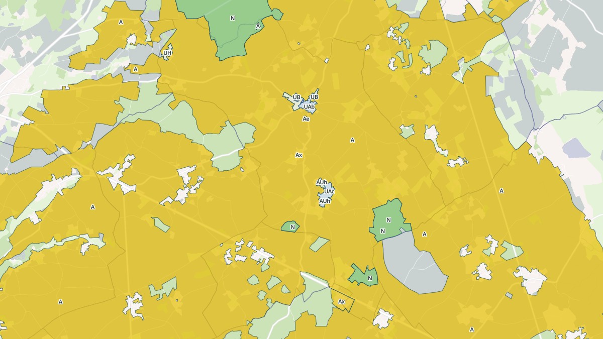 Aperçu cartographique de Saint-Vincent-la-Châtre, centré sur la commune