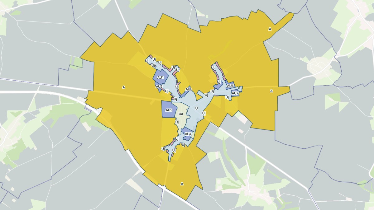 Aperçu cartographique de Ailly-le-Haut-Clocher, centré sur la commune