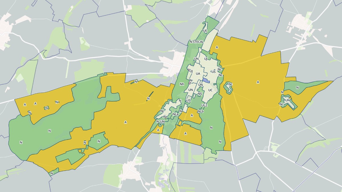 Aperçu cartographique de Ailly-sur-Noye, centré sur la commune