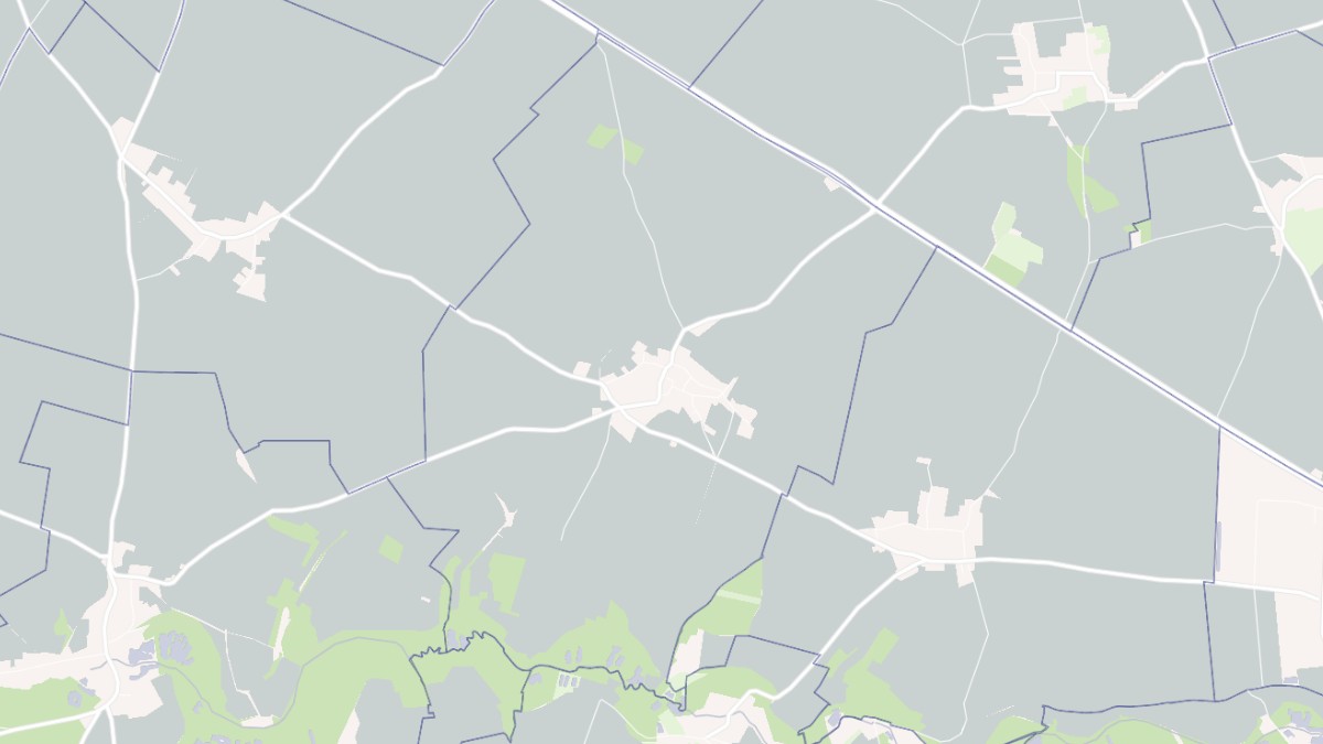 Aperçu cartographique de Andechy, centré sur la commune