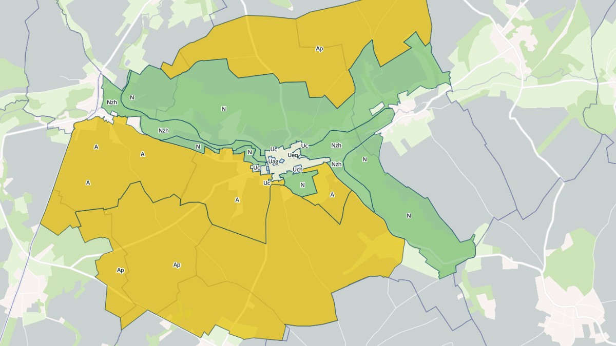Aperçu cartographique de Authie, centré sur la commune