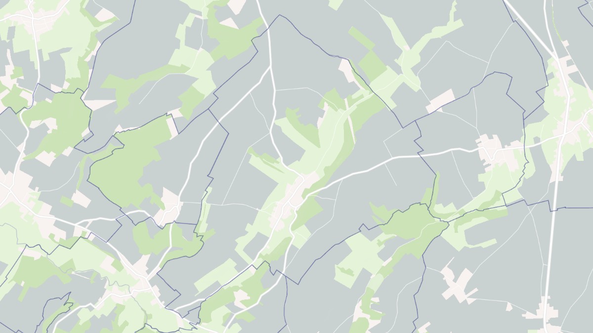 Aperçu cartographique de Barly, centré sur la commune