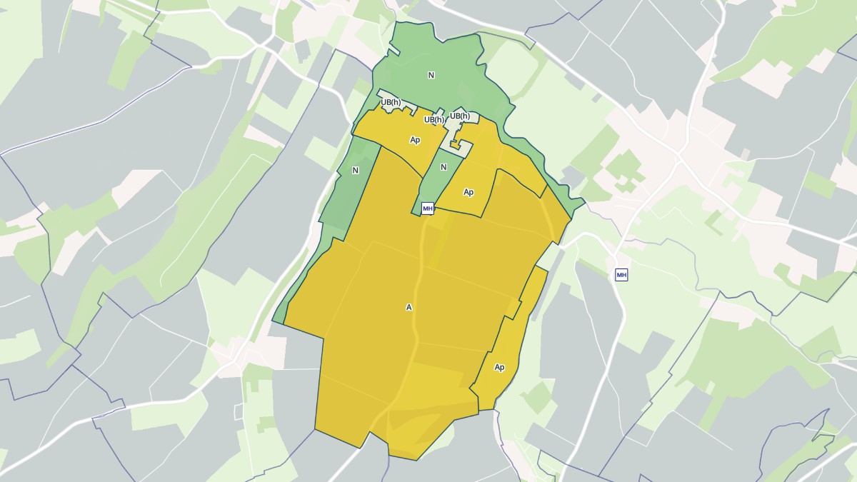Aperçu cartographique de Béalcourt, centré sur la commune