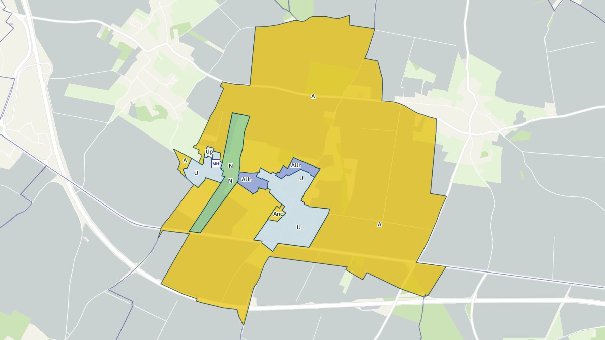 Aperçu cartographique de Bellancourt, centré sur la commune