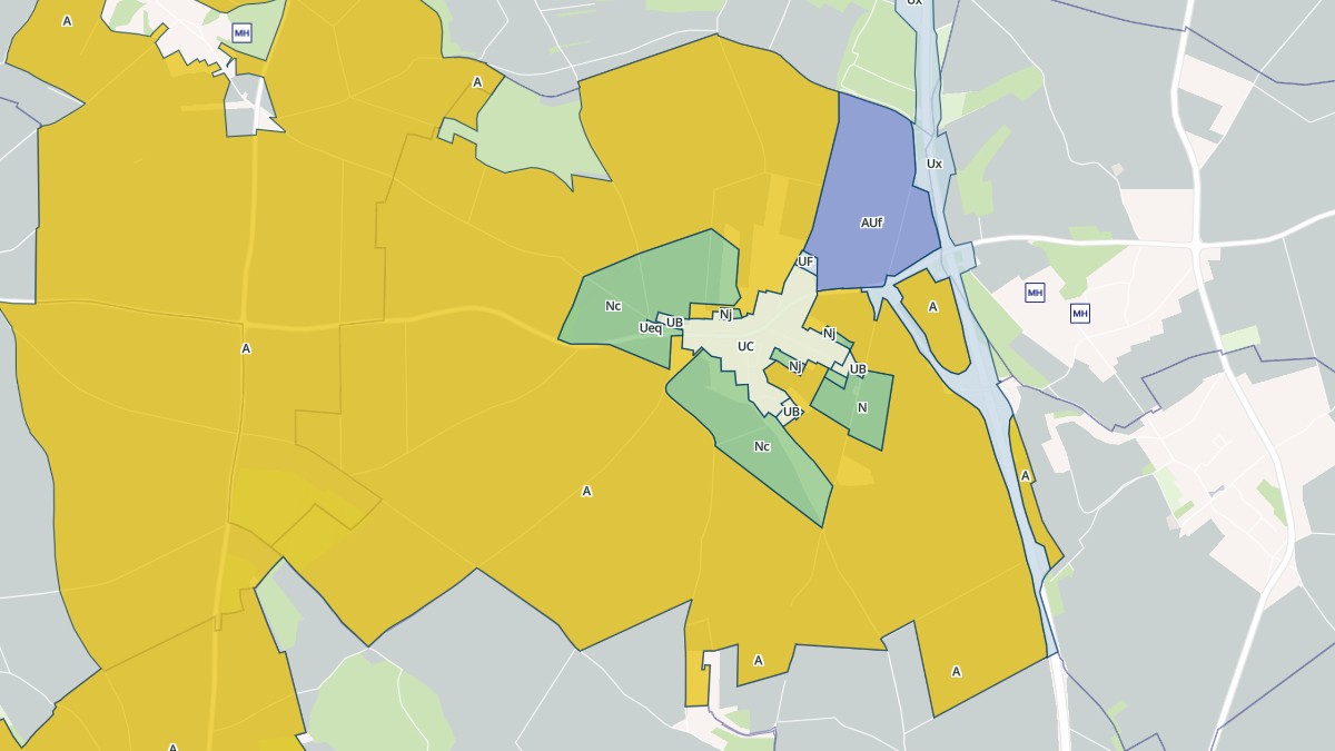 Aperçu cartographique de Bosquel, centré sur la commune