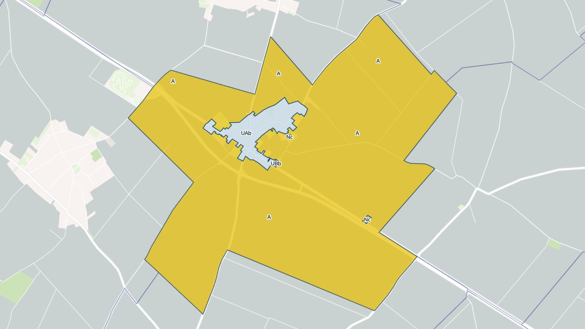 Aperçu cartographique de Bouchoir, centré sur la commune
