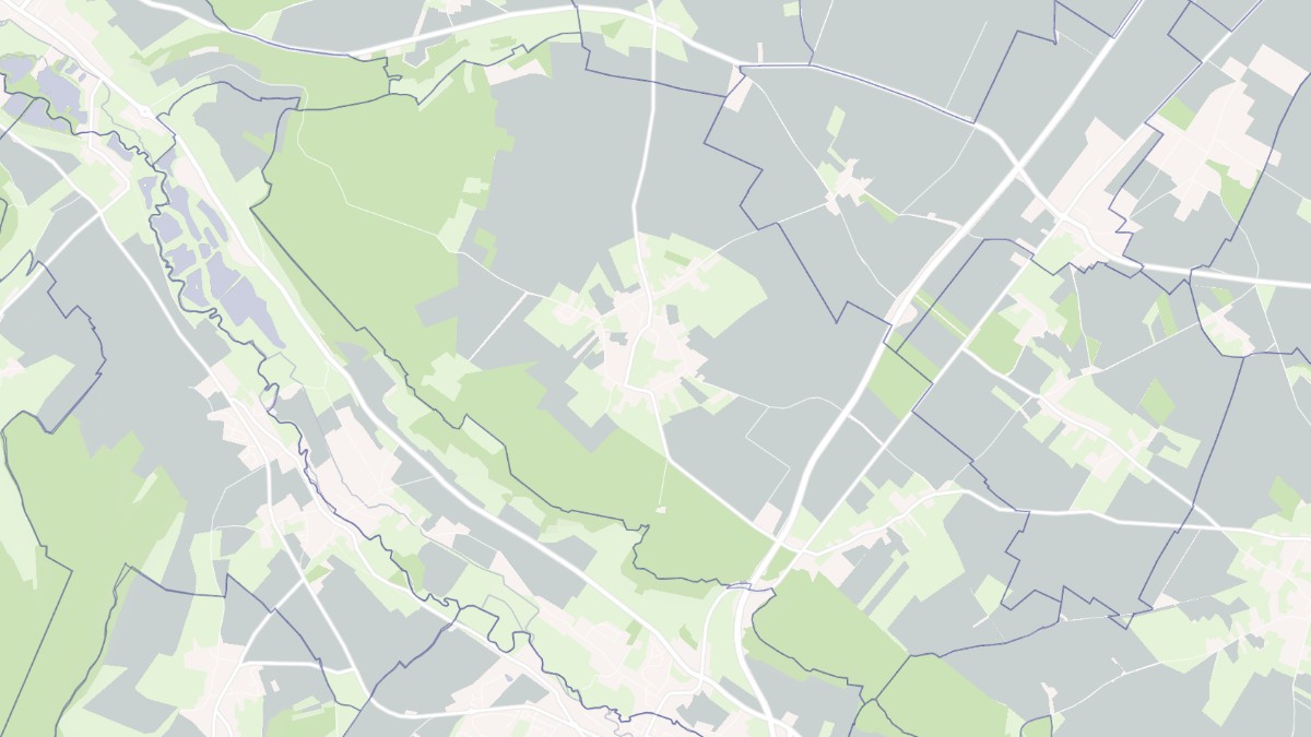 Aperçu cartographique de Bouillancourt-en-Séry, centré sur la commune