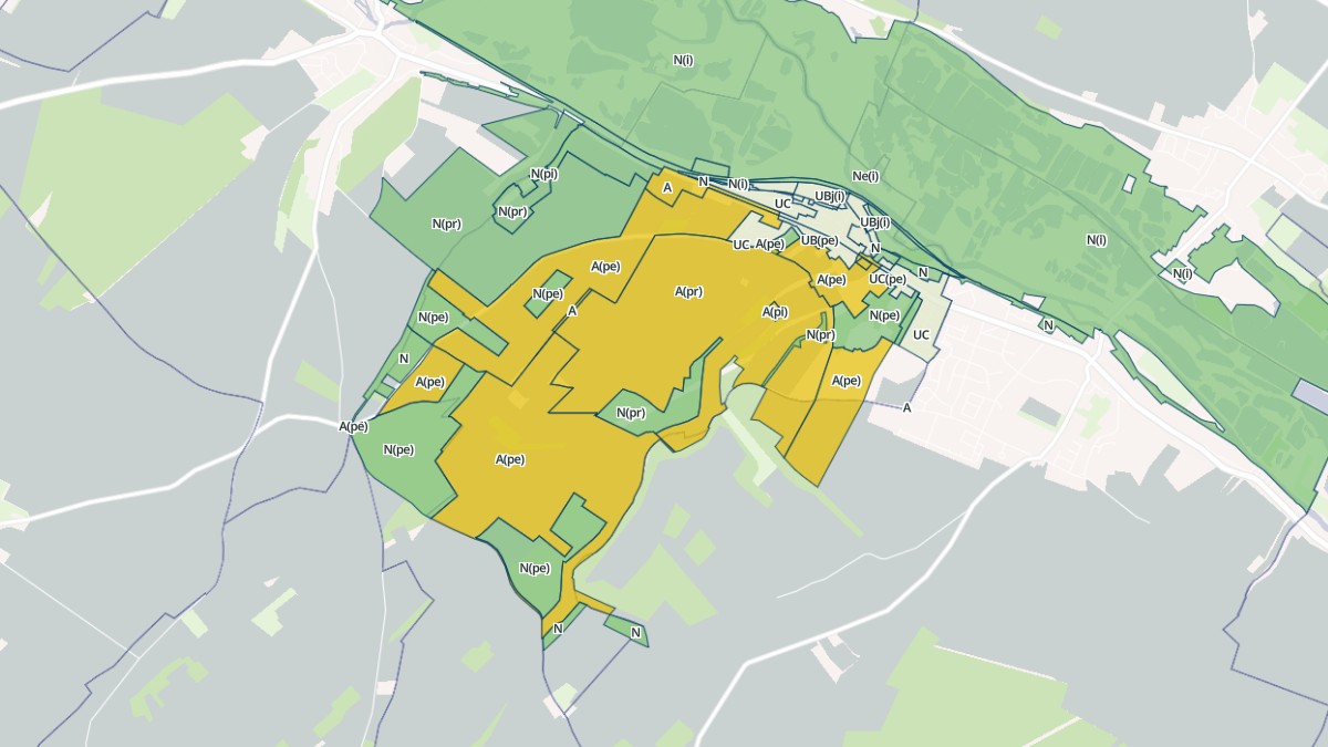 Aperçu cartographique de Breilly, centré sur la commune
