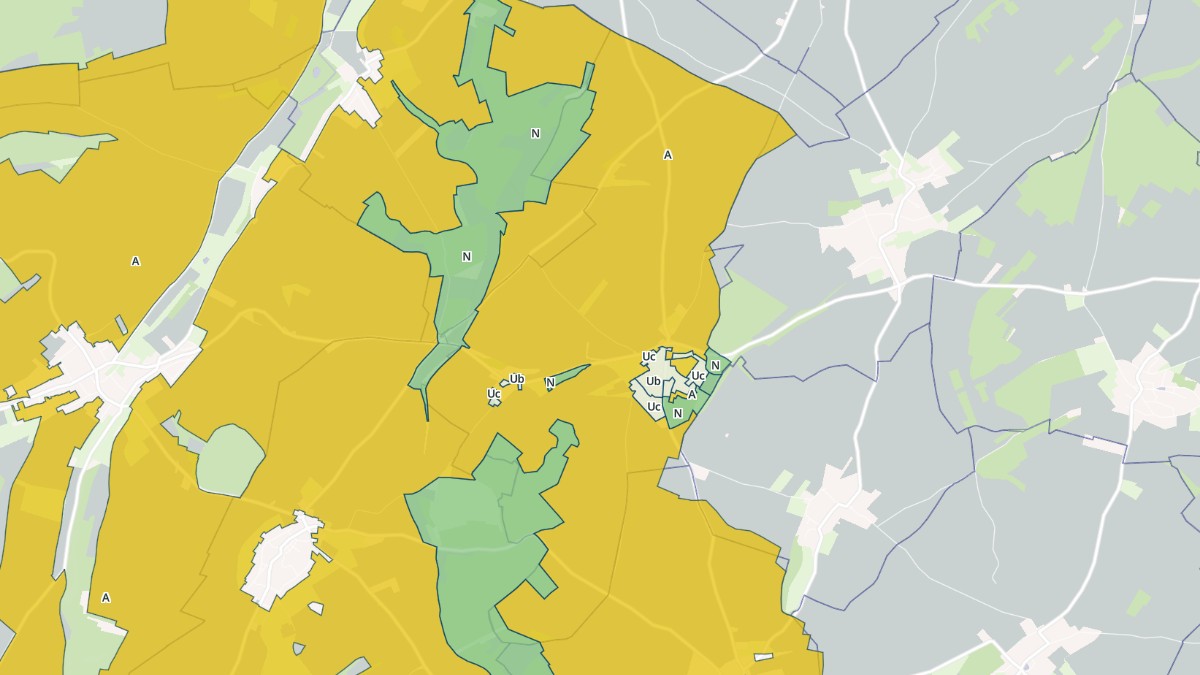 Aperçu cartographique de Briquemesnil-Floxicourt, centré sur la commune
