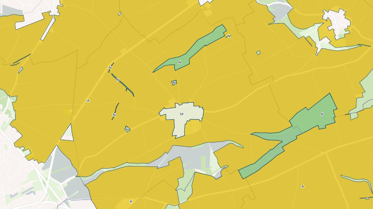 Aperçu cartographique de Bussu, centré sur la commune