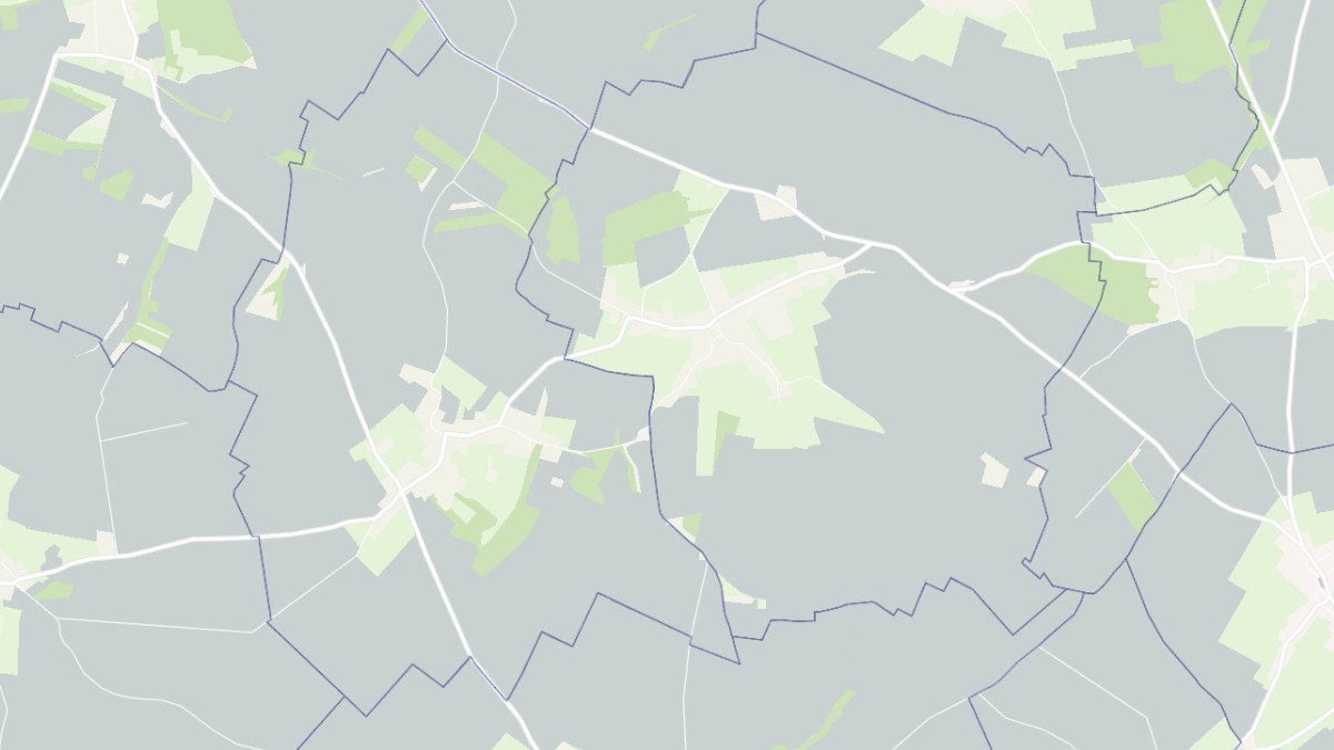 Aperçu cartographique de Bussus-lès-Yaucourt, centré sur la commune