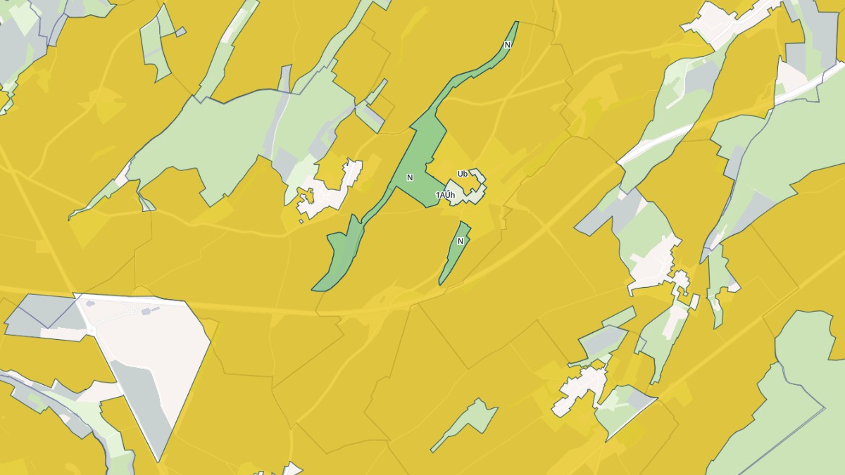 Aperçu cartographique de Bussy-lès-Poix, centré sur la commune