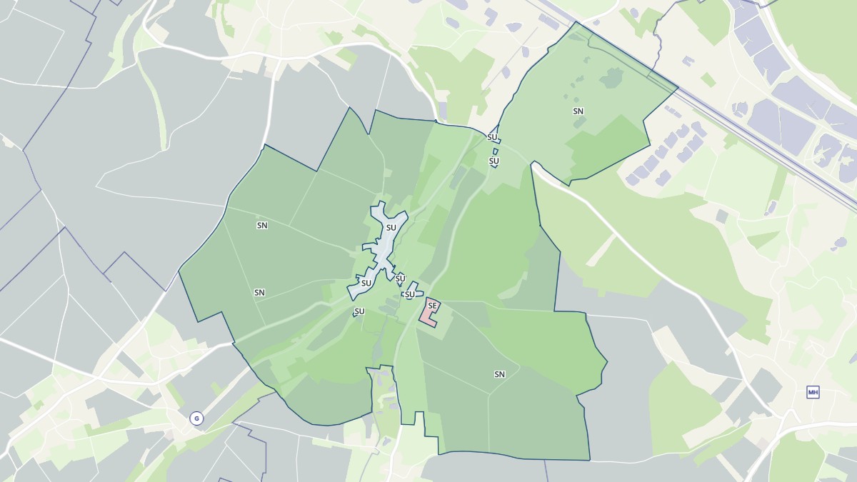 Aperçu cartographique de Cahon, centré sur la commune