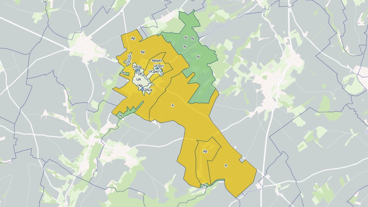 Aperçu cartographique de Candas, centré sur la commune