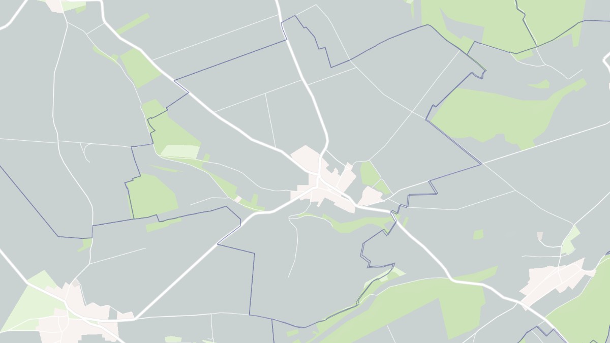 Aperçu cartographique de Cantigny, centré sur la commune