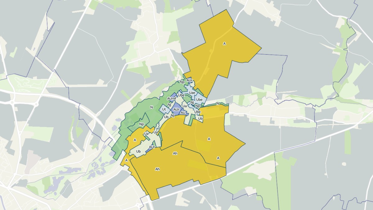 Aperçu cartographique de Caours, centré sur la commune