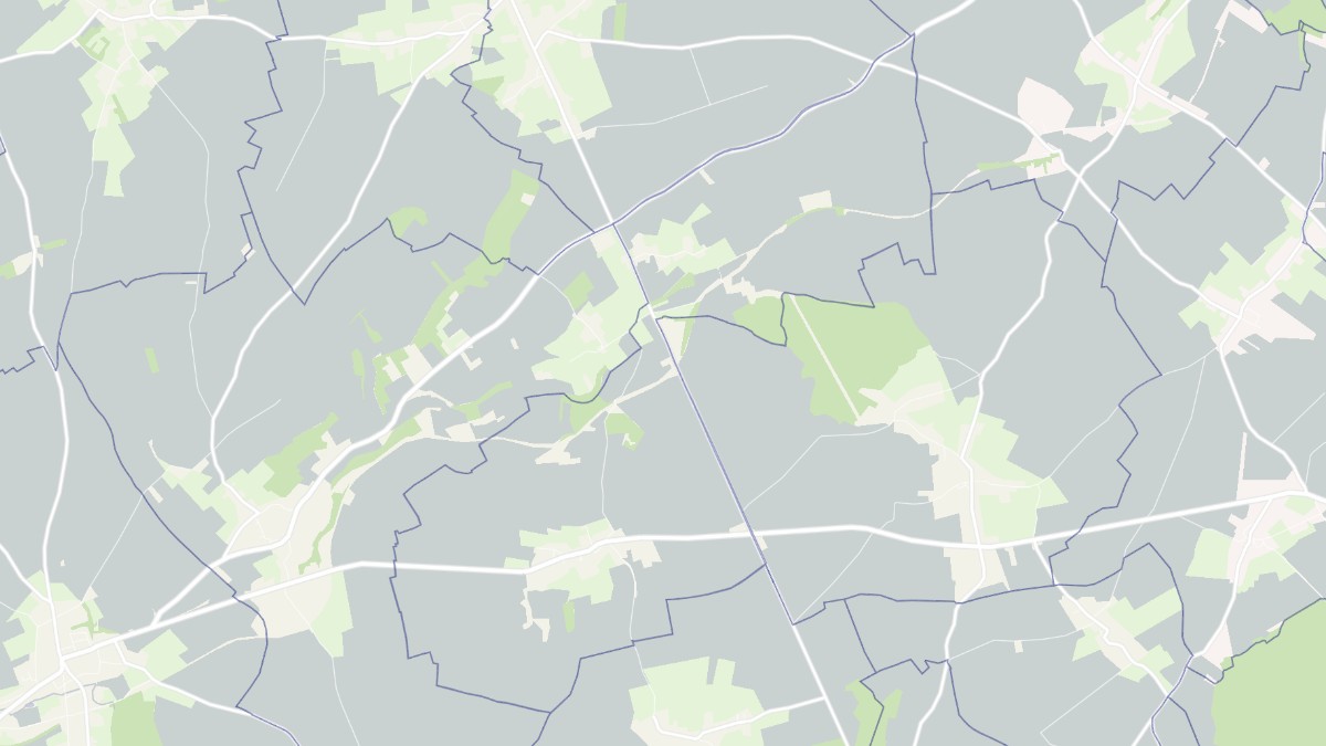 Aperçu cartographique de Coulonvillers, centré sur la commune