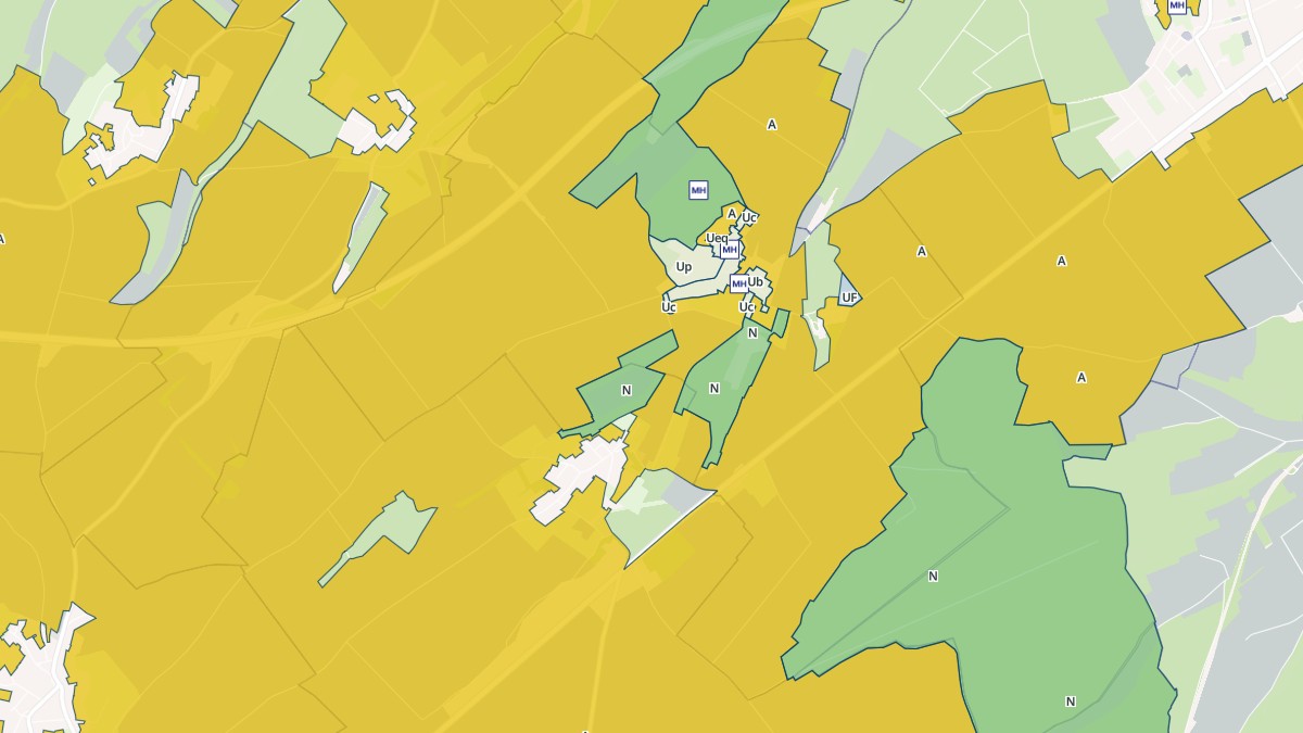 Aperçu cartographique de Courcelles-sous-Moyencourt, centré sur la commune