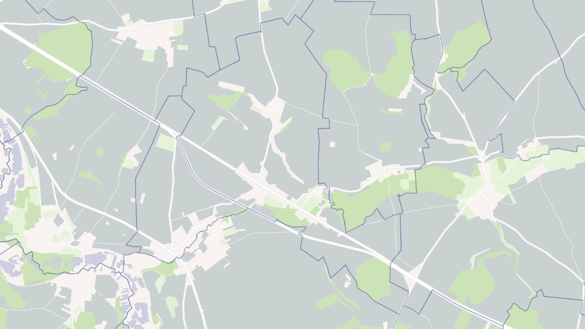 Aperçu cartographique de Domart-sur-la-Luce, centré sur la commune