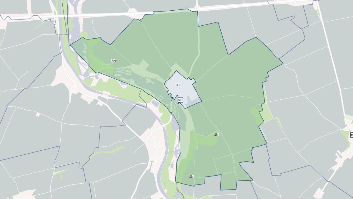 Aperçu cartographique de Falvy, centré sur la commune