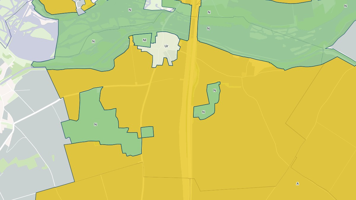 Aperçu cartographique de Feuillères, centré sur la commune