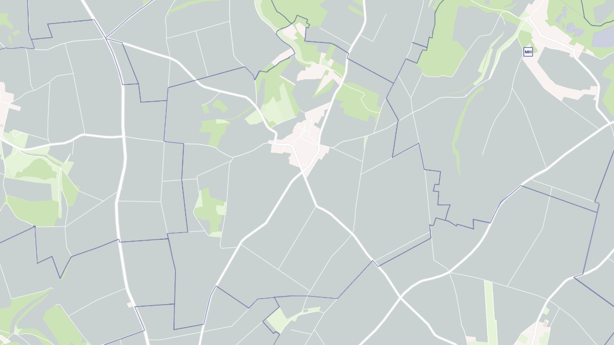 Aperçu cartographique de Fignières, centré sur la commune