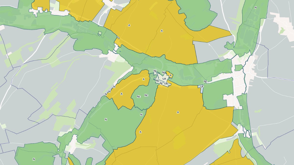 Aperçu cartographique de Fleury, centré sur la commune