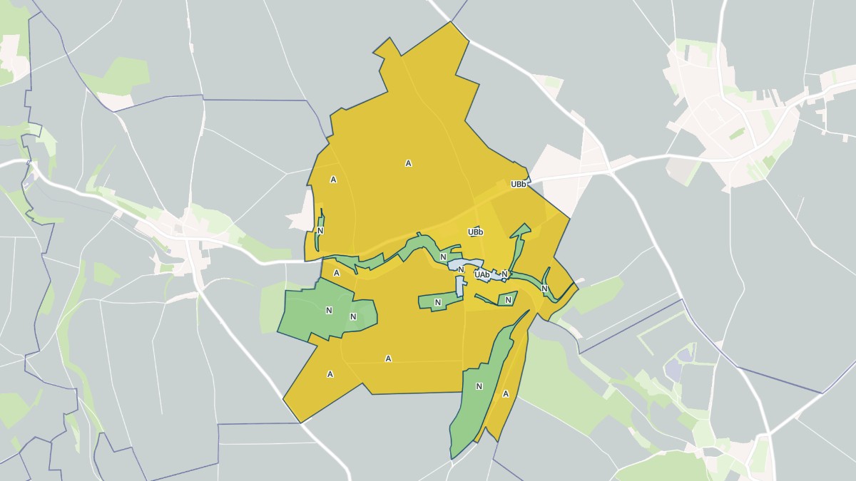 Aperçu cartographique de Fontaine-lès-Cappy, centré sur la commune
